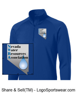 Sport-Tek Men's Sport-Wick Stretch 1/2-Zip Pullover  Design Zoom